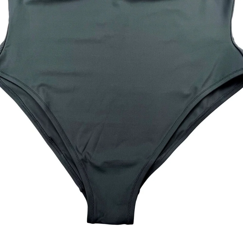 SKIMS‎ Shaping Swim Underwire One Piece Gunmetal Womens 4X